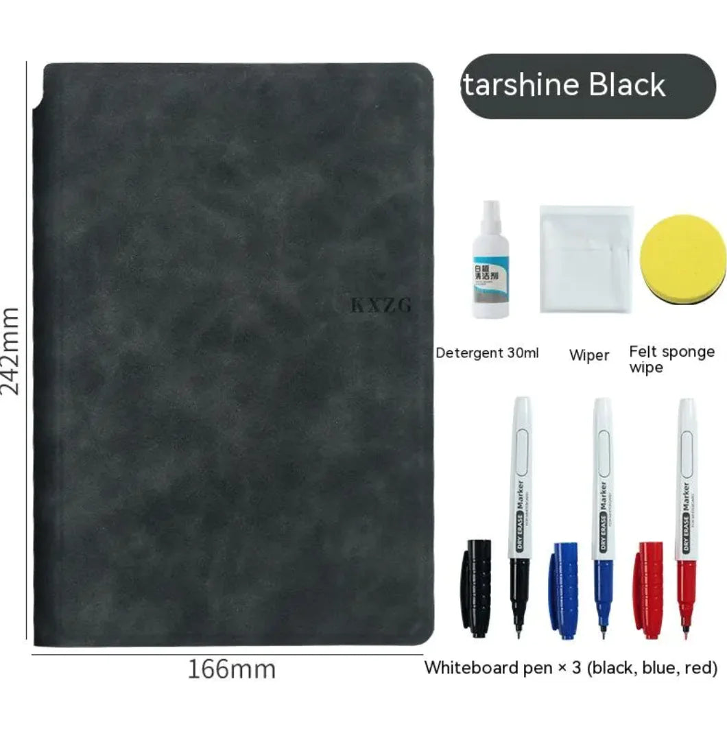 Lovely Leather Dry Erase Notebook