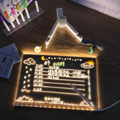 Acrylic Erasable Lighted Message Board