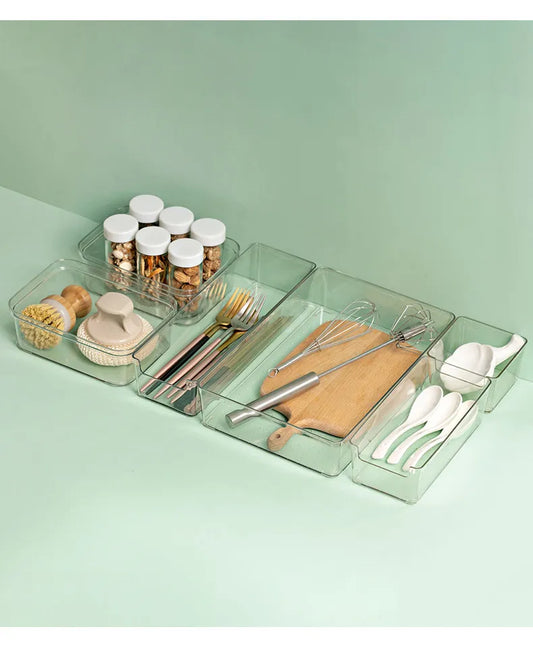 No loose items! Desktop Acrylic Containers