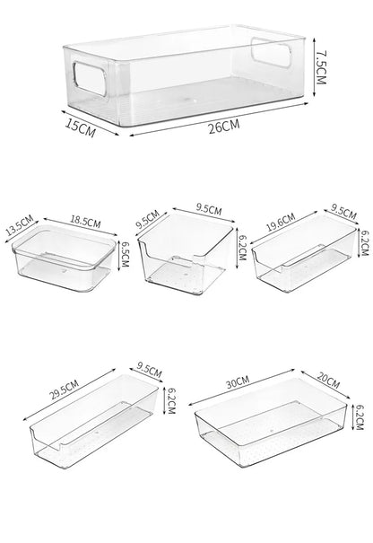 No loose items! Desktop Acrylic Containers