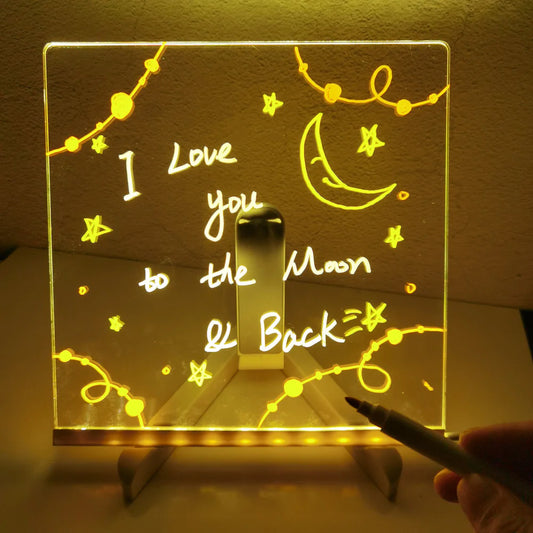 Acrylic Erasable Lighted Message Board
