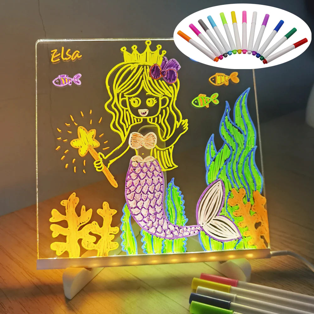 Acrylic Erasable Lighted Message Board